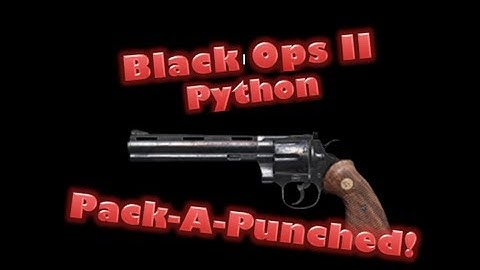 Black Ops II- Python Pack-A-Punched-Town