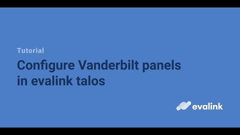 evalink tutorial | Vanderbilt SPC