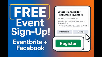 How to Set Up Free Event Registration with Eventbrite & Facebook (Step-by-Step)