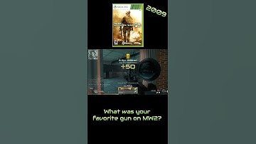 What was your favorite gun on Call of Duty MW2 (2009) #shorts #callofduty #mw2