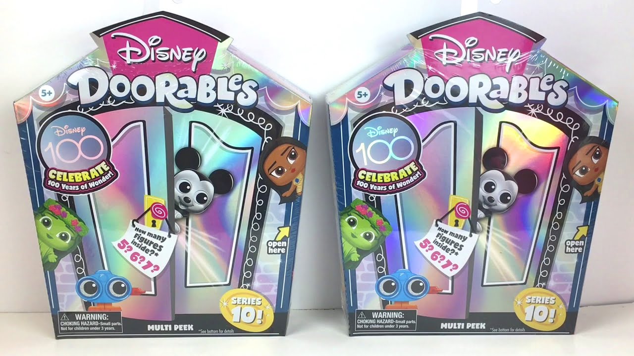 Disney Doorables Series 10 Multi Peek Mini Figure Blind Bag Packs Disney  100 ~ Unboxing & Review 