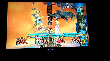 Super Smash Bros. Brawl Captain Falcon (CPU) VS Ness (CPU) VS Peach (CPU) VS Pit (CPU)