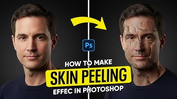 How To Make Skin Peeling Effect in Photoshop | Photoshop Tutorial 2025 | Am Graphix