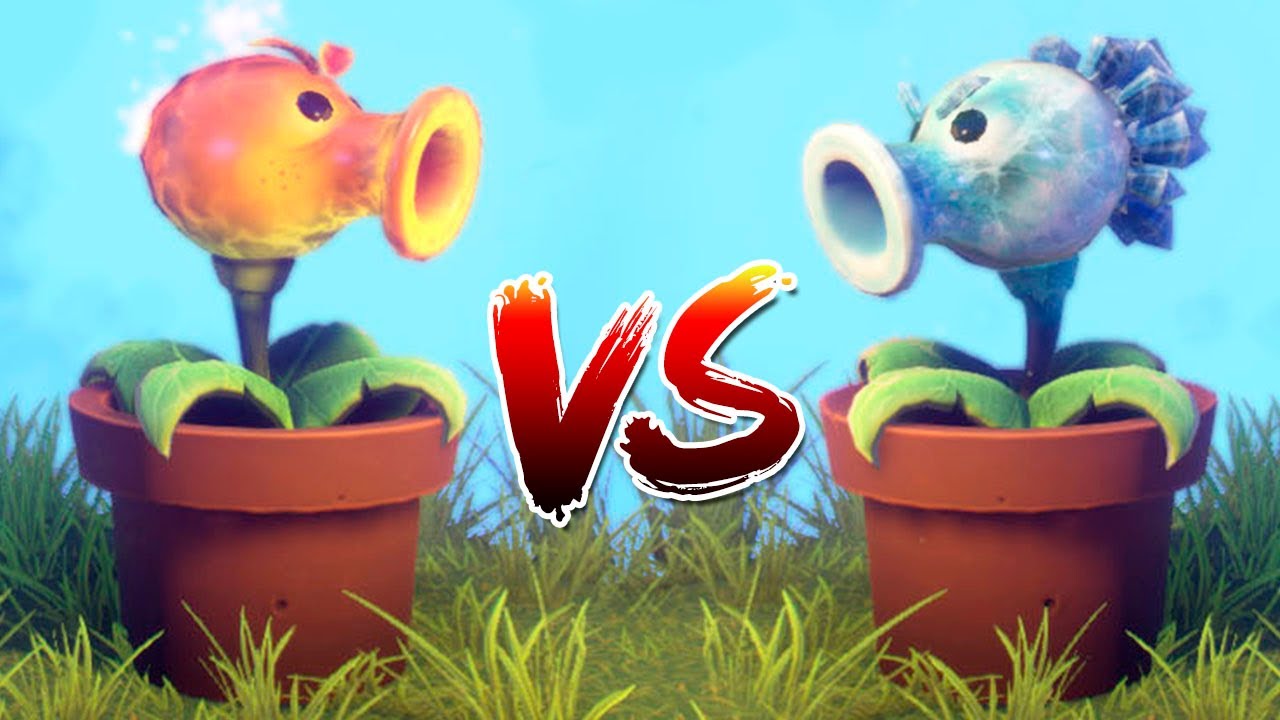 GUISANTE FUEGO VS GUISANTE HIELO | Plants Vs Zombies: Garden Warfare 2 ...