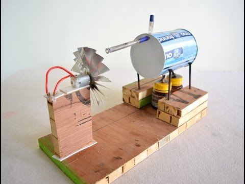 How To Make Steam Power Generator - A Cool Science Project With Easy Way