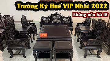 ĐẶC BIỆT...Bộ Trường Kỷ Huế Ngũ Lân Vờn Cầu Gỗ Gụ VIP Nhất 2022 Tại Nam Định | Đồ Gỗ Mai Toàn