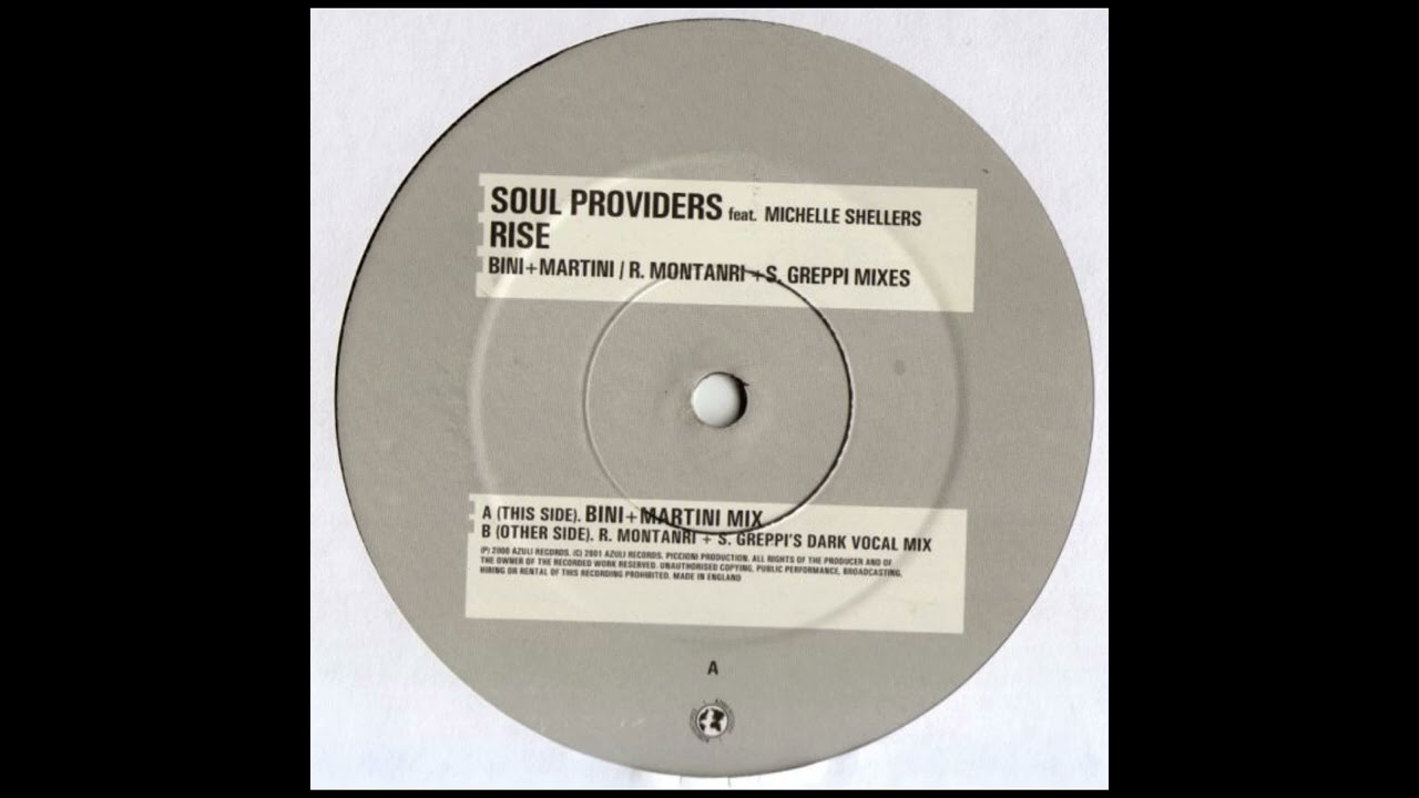 Soul Providers Feat. Michelle Shellers - Rise (R. Montanari & S. Greppi's Dark Vocal Mix)