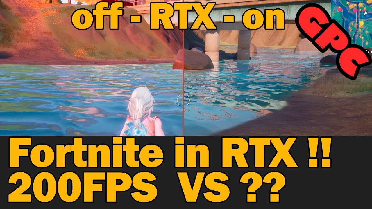 Fortnite ray tracing RTX ON vs OFF quanti FPS ? GPC - YouTube