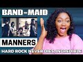 SINGER REACTS | FIRST TIME HEARING BAND-MAID - Manners REACTION!!!😱 | Hard Rock Never Dies