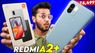 Redmi A2+ Unboxing & Review Best Smartphone Under ₹7000 ?  * Stock Android Phone *