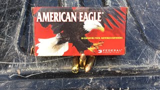 Shooting/Review American Eagle 9mm Luger 124 Grain FMJ Ammo