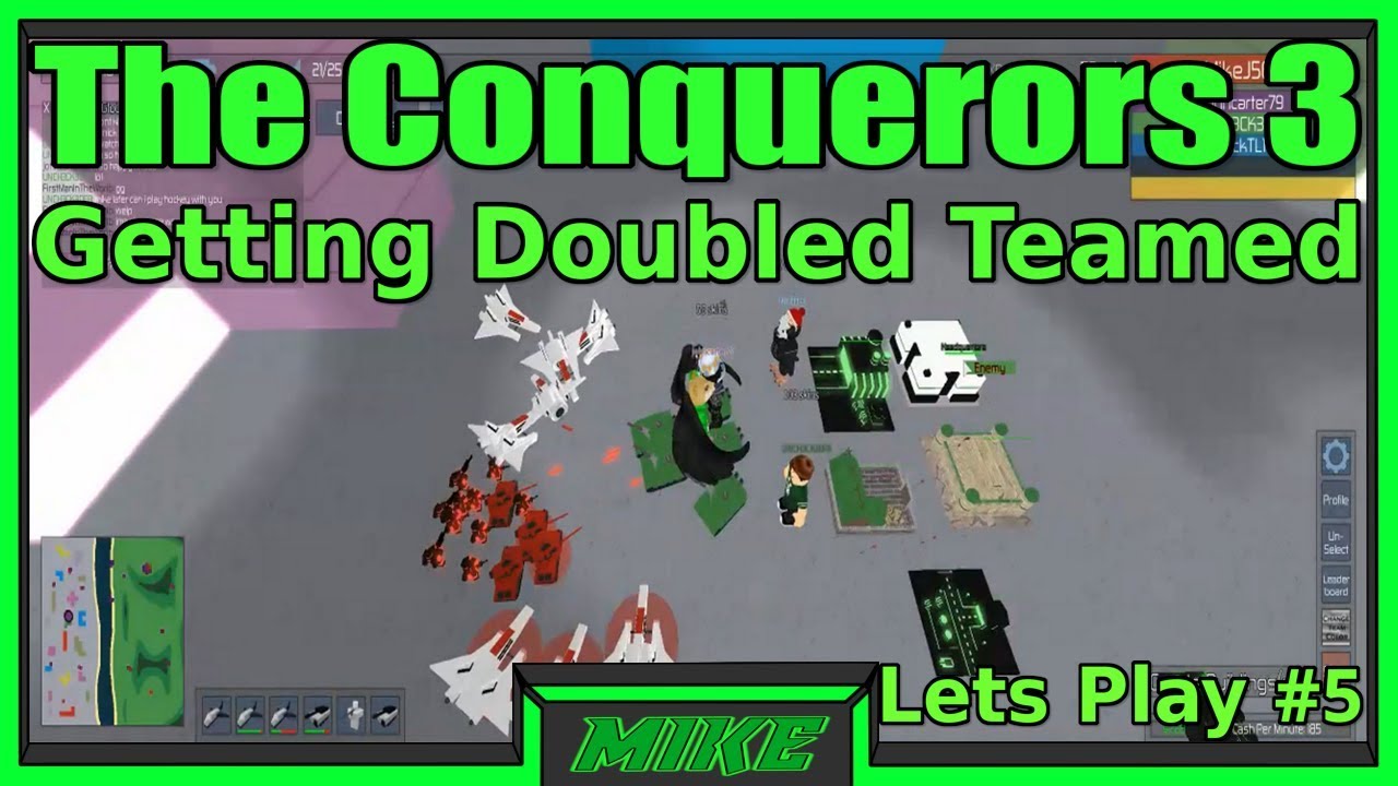 roblox the conquerors 3 with kingfishbattlecrew