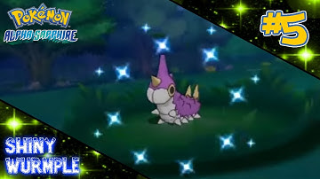 [LIVE] Shiny Wurmple in Alpha Sapphire after 19 DexNav Encounters!