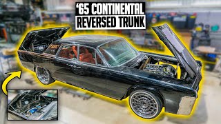 Reverse Trunk Hinges &amp; Sheetmetal Fab for the &#39;65 Continental - Godzilla Swapped Lincoln Ep. 11