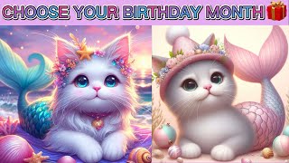 Choose Your Birthday Month & See Your Mermaid Cat! | Mermaid Cats  | Cute Cats | Unique |