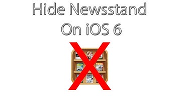 How To Hide The Newsstand Icon On iOS 6 (No Jailbreak Needed)