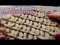 Узор крючком объемный 3D "Volume Buds" / 3d Crochet Pattern