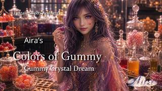Aira's Colors of Gummy 🍬 Gummy Crystal Dream | Fantasy Sweets Ambient 4K screenshot 3