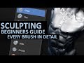 Sculpting in Blender 2.8 | Beginners Detailed Guide | Every Brush