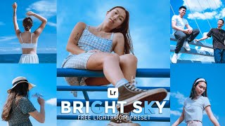 Lightroom Mobile Preset Free DNG | Bright Sky Lightroom Preset | lightroom presets