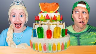 Jelly Watermelon Cake Decorating ideas 케이크 챌린지 Mukbang by KIKIMO