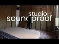 Studio soundproofing  the progress is crazy