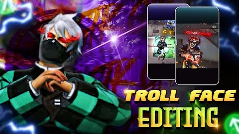 Crazy 🔥 TROLL FACE editing like gtk gaming (full tutorial)