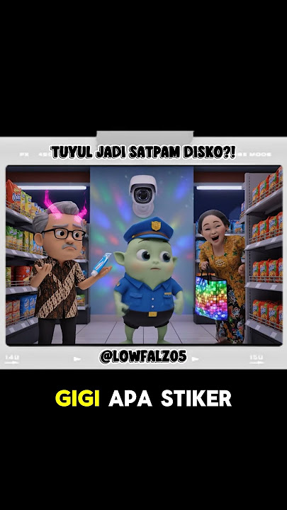 TUYUL JAGA MINIMARKET MALAH JOGET DEPAN CCTV?! 🤯 #KartunIndonesia #TuyulLucu #MinimarketGila #Shorts