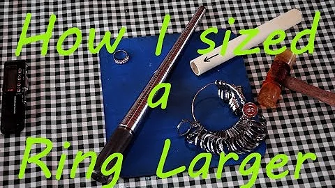 How to Size a Ring Larger.