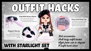 11 Outfit Hacks with Starlight Set [ Royale High ]