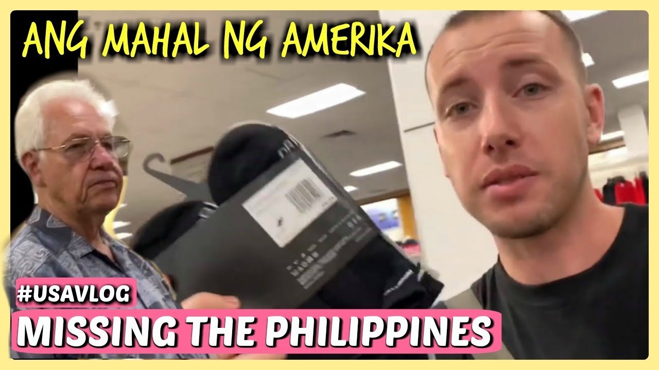 SHOPPING WITH MY GRANDPA IN THE USA - ANG MAHAL NG MEDYAS! 😂