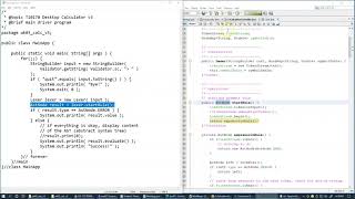 7.10 Assignment a4, JavaFX Desktop Calculator, the evaluation