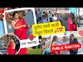       public reaction  new experience  europe marathi vlog  saree