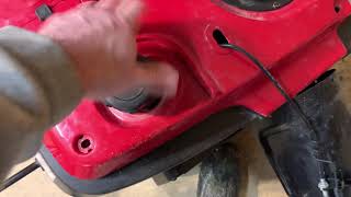 Honda HS720 stuck chute