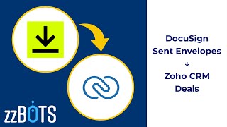 How to Sync DocuSign sent envelopes over to Zoho CRM deals | zzBots