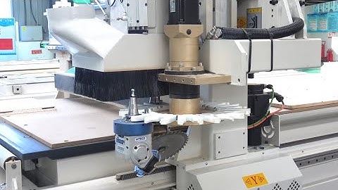 NESTING CNC woodworking machine for Lamello 45° bevel processing