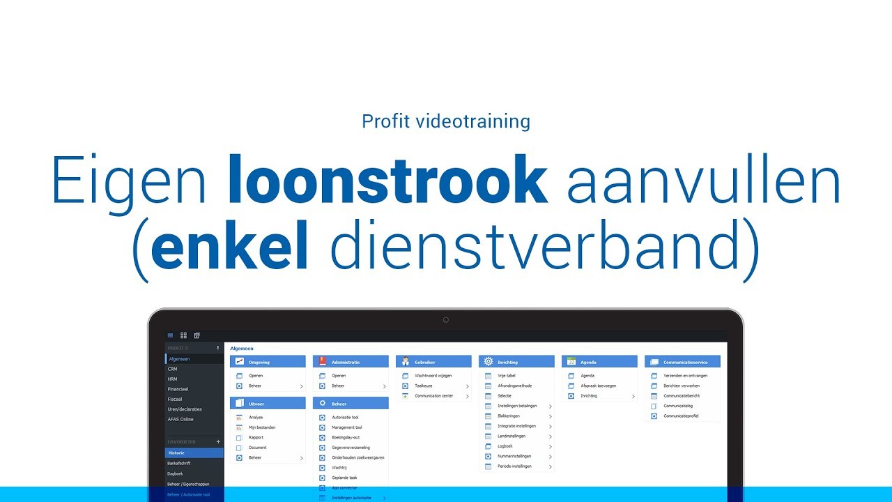 New Update Eigen loonstrook aanvullen (enkel dienstverband)