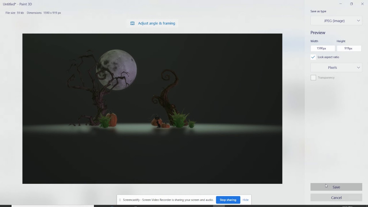 How to Export in Paint 3D YouTube