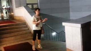 Fancam 130619 Sungmin leaving after Jack the Ripper