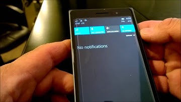 Windows 10 for Phones: Long pressing Quick Action, LED for Notifications?
