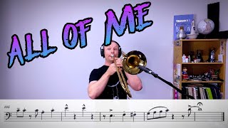 All of Me - Jazz Trombone Play Along