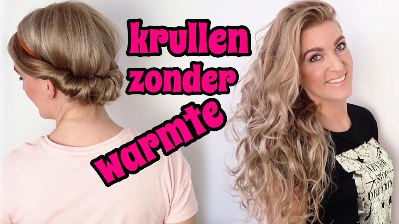 Zinloos Tienerjaren amplitude MEGA MOOIE KRULLEN ZONDER WARMTE - YouTube