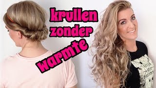 Zinloos Tienerjaren amplitude MEGA MOOIE KRULLEN ZONDER WARMTE - YouTube