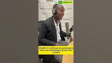 Umuthi Turakunguira Andu Aria Mahuthagira Guoko Kwa Umotho Tambura Umwe Kana Eri Njokinakajim 