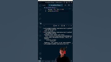 Python Sets in 54 Seconds #python #pythontutorial #coding
