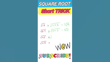 🔥Amazing SQUARE ROOT Trick 💥#maths #shorts #ytshorts