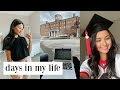 college days in my life | buying my cap + gown, new patio set, getting my nails done & more