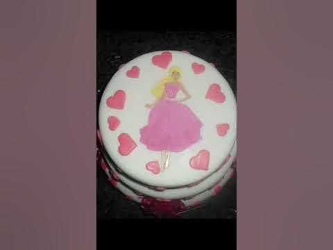 Bolo de 3 andares com tema da barbie!!! - Cantinho da Drika