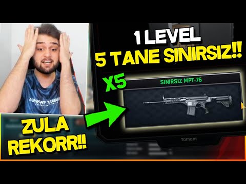 OHAA REKOR? 1 LEVEL HESABA 5 TANE SINIRSIZ ÇIKARDIM! ZULA