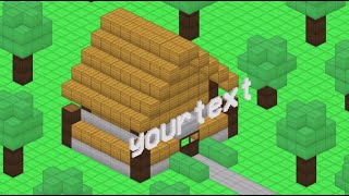 Free 3D Intro #24 | Free Minecraft Isometric Intro Template (After Effects)